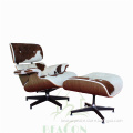 Mid century furniture charles emes lounge chair in cowhide replica